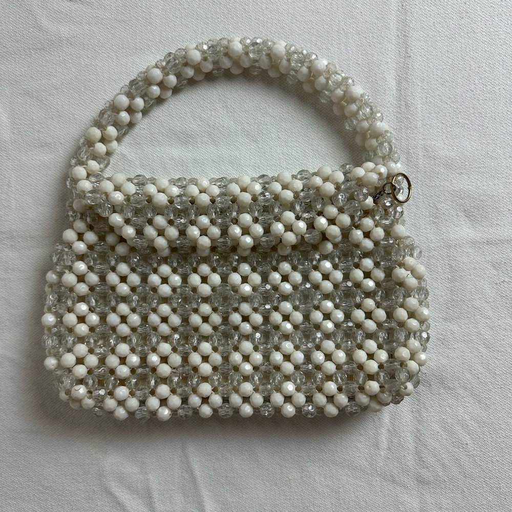 Ann Robin Vintage 1980s Purse with Beads